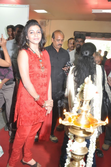 saranya launches ladies first cosmetics room latest photos